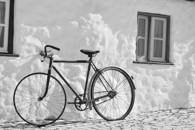 Bicycle by the coast